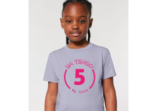 Camiseta 3r, 4º, ...cumpleaños Ya tengo Redonda