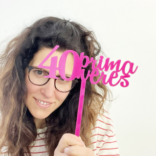 Topper Tarta "Primaveras"