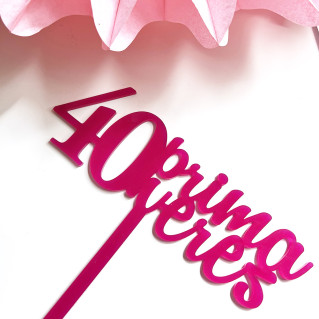 Topper Tarta "Primaveras"