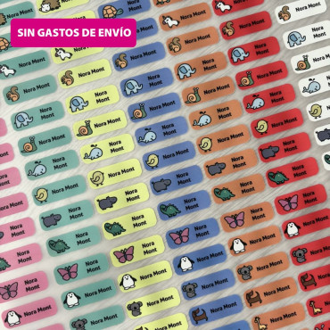 Etiquetas para marcar la ropa