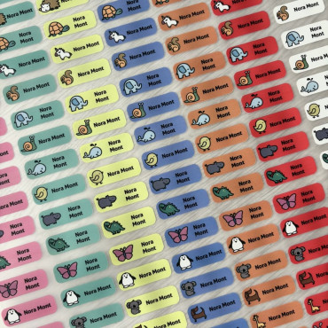 Etiquetas para marcar la ropa