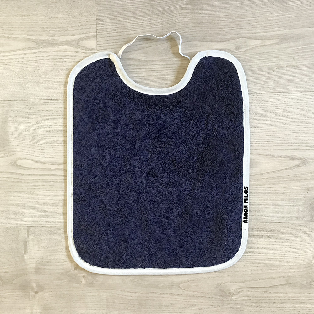 Bib for kids with the name BLUE
