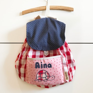 Hiphip BackPack LITTLE RED with your name