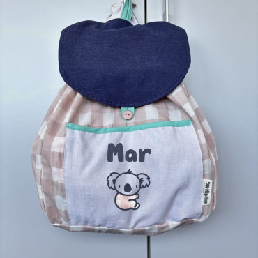 Mochila Hiphip SALMÓN con tu nombre