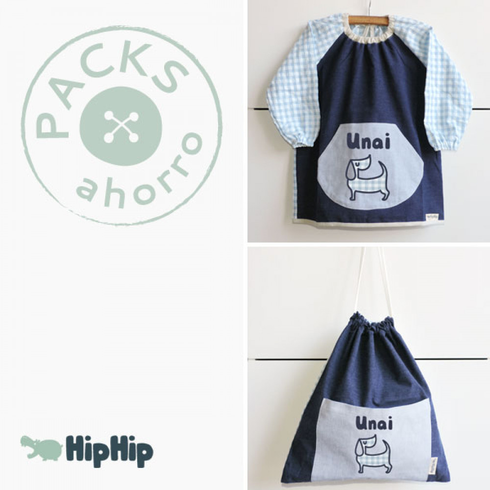 Nursery School Pack Classic SMOCK + CLOTHES BAG