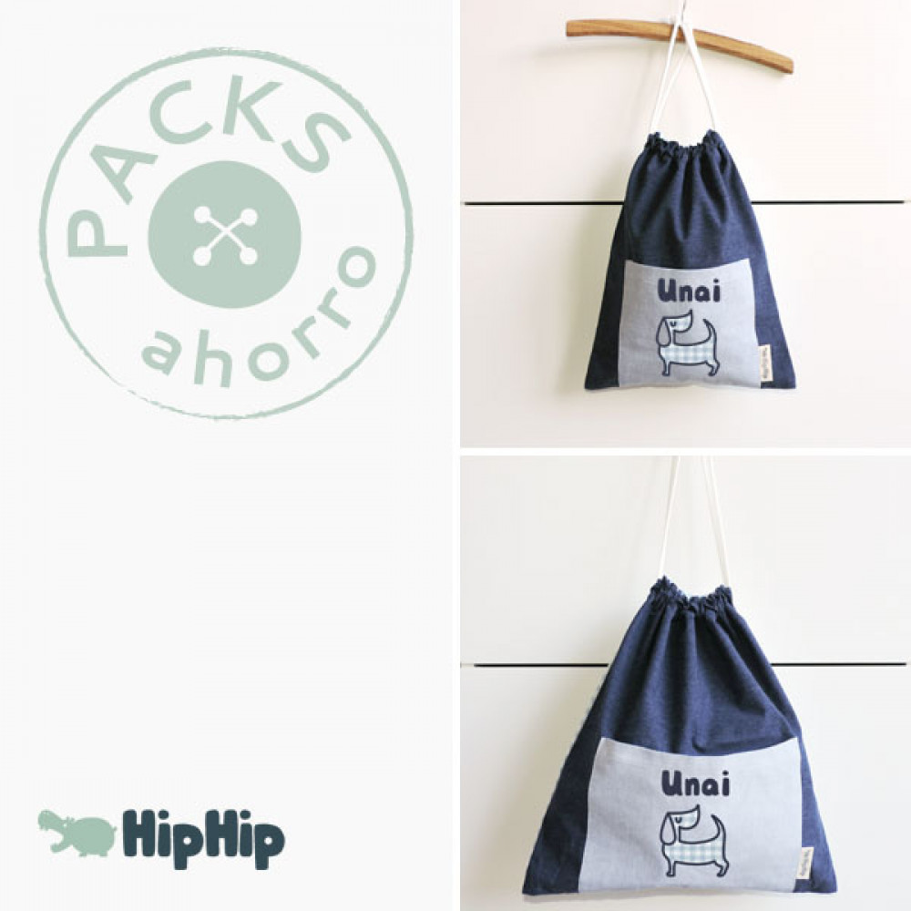 Nursery School Pack Classic SNACKBAG + CLOTHES BAG
