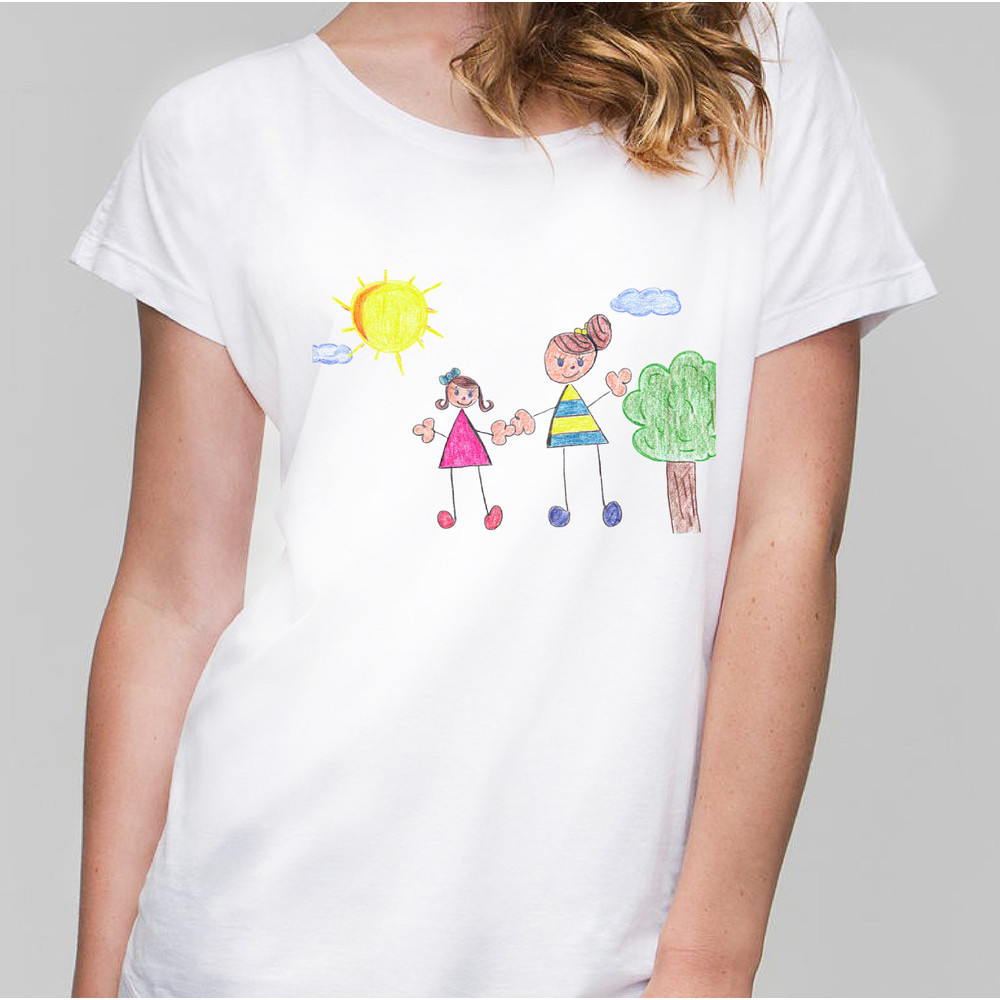 Camiseta Dibujo infantil original (mujer)