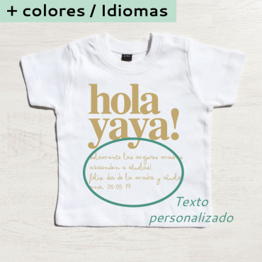 Camiseta Hola Yaya