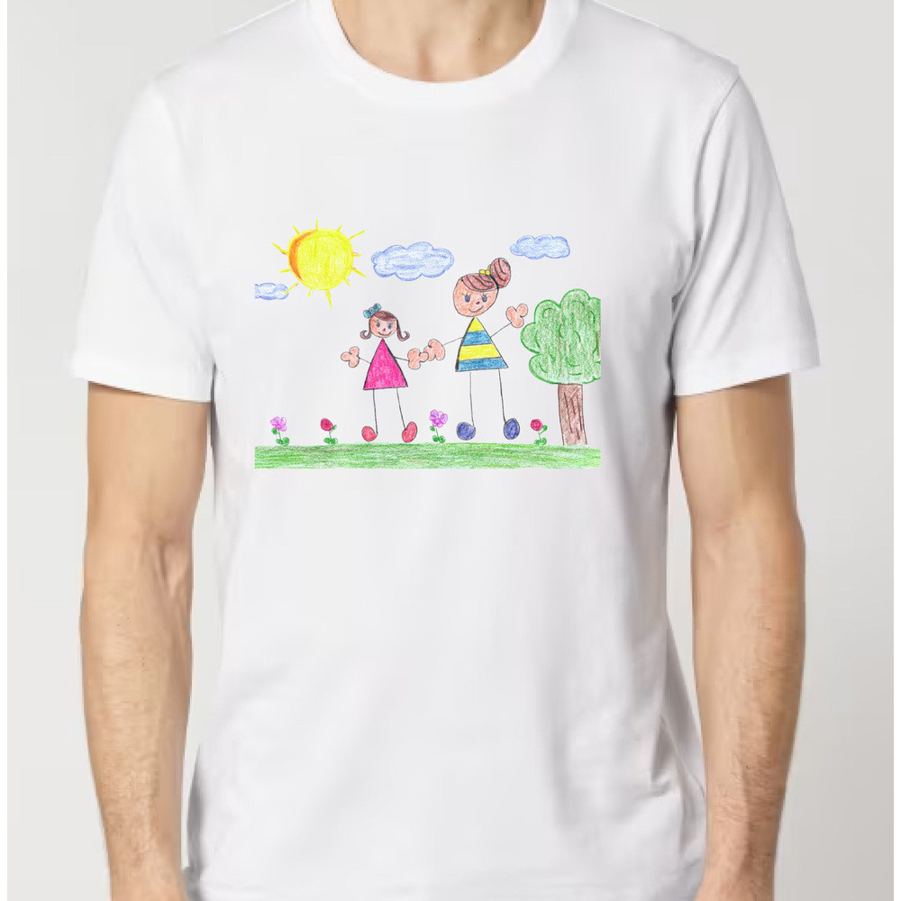 Camiseta Dibujo infantil original (hombre)
