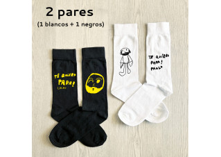 Calcetines Día del Padre Dibujo