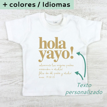 Camiseta Hola Yayo