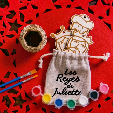 Kit reyes magos para pintar