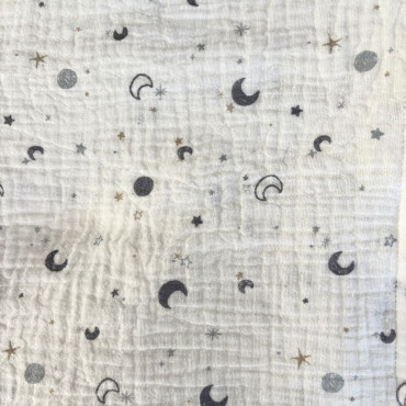 Muselina lunas con tu nombre (opcional)