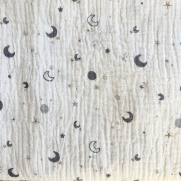 Muselina lunas con tu nombre (opcional)