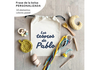 Bolsa Cesta de los tesoros "Tipo Montessori"