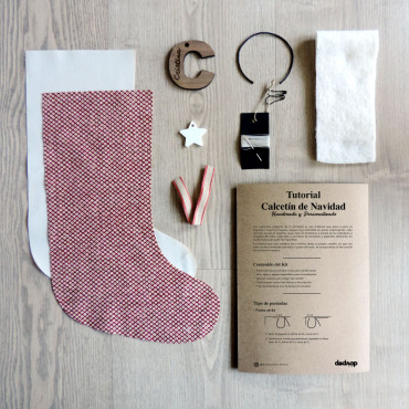 Kit DIY - Christmas Stocking Personalized