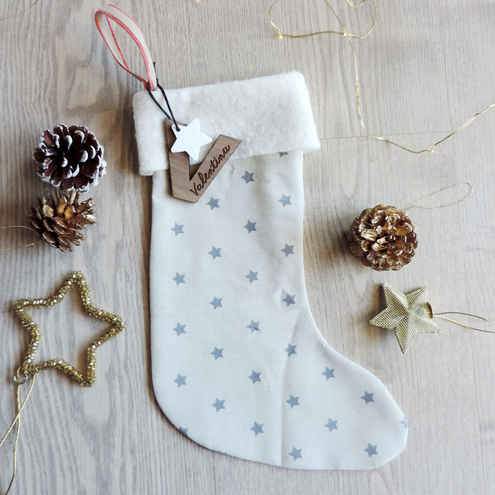 Christmas Stocking Personalized STARS (Done)