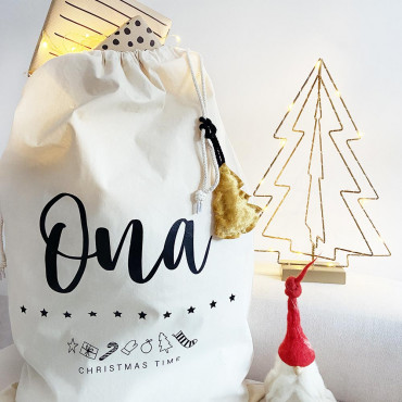 Christmas Bag with the name Stars Design
