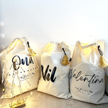 Christmas Bag with the name Stars Design