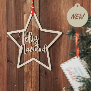 wreath christmas wood star