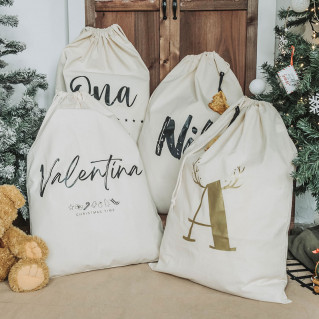 Christmas Bag with the name Letter reindeer