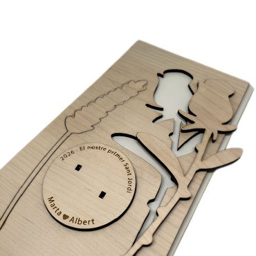 Rosa Sant Jordi POP OUT