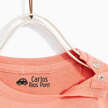 Stamp for clothes CAR