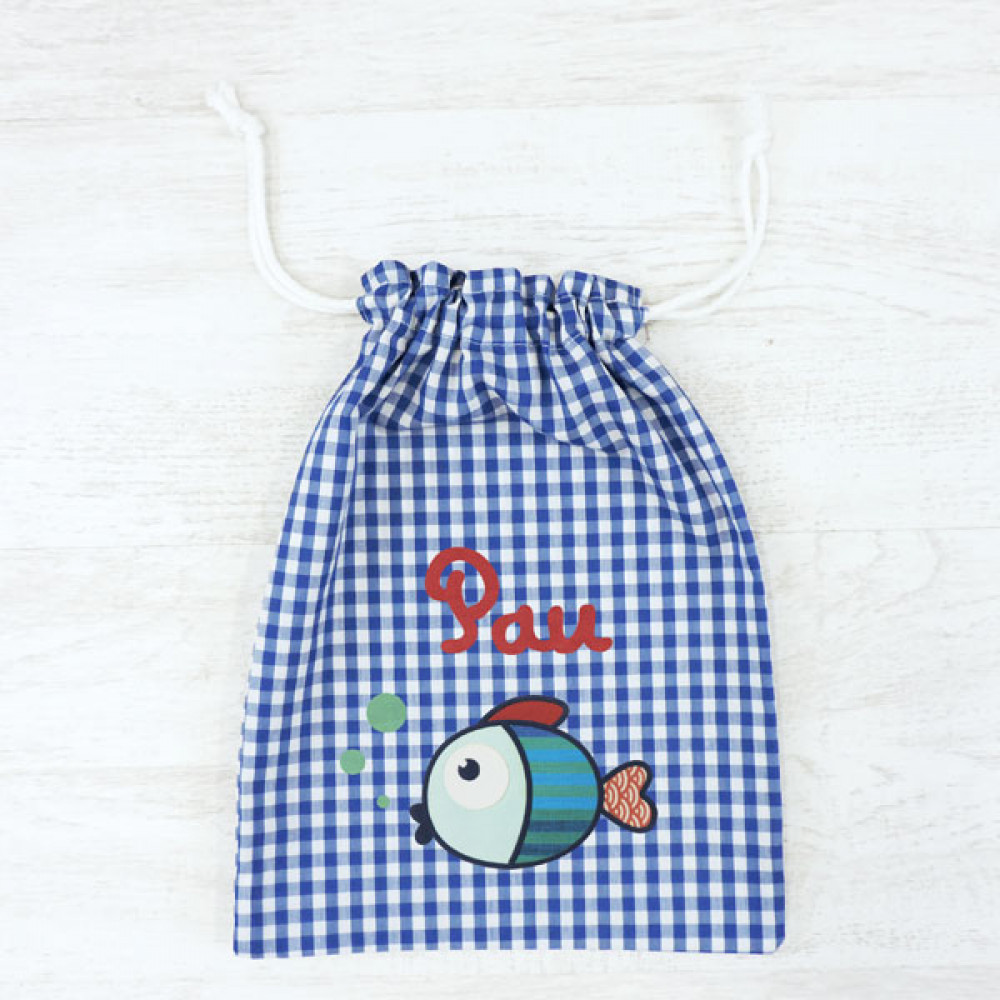 Snack bag FISH with your name
