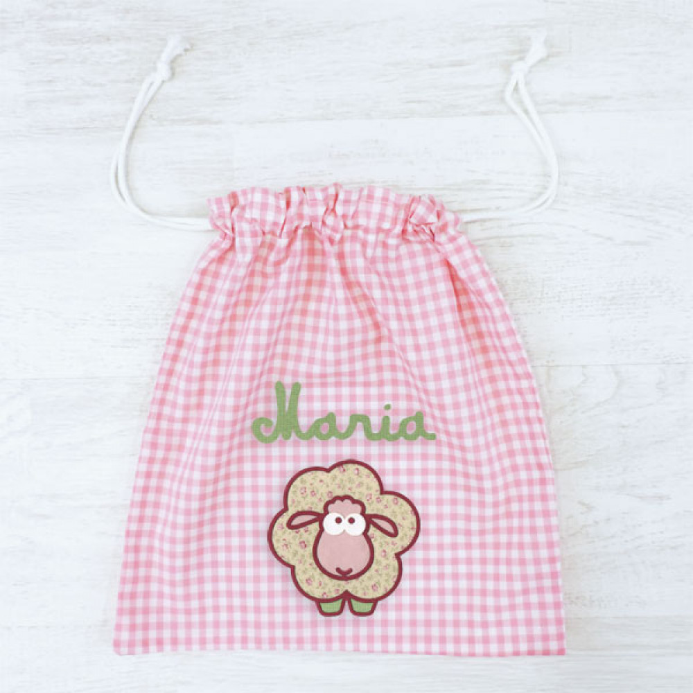 Clothes bag OWL with your name