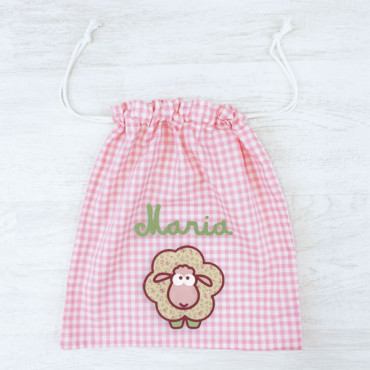 Clothes bag OWL with your name