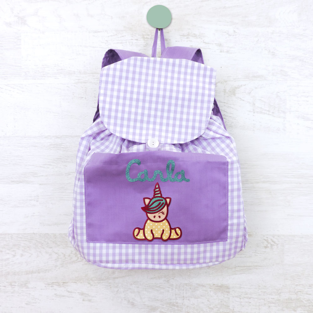 Backpack UNICORN with your name