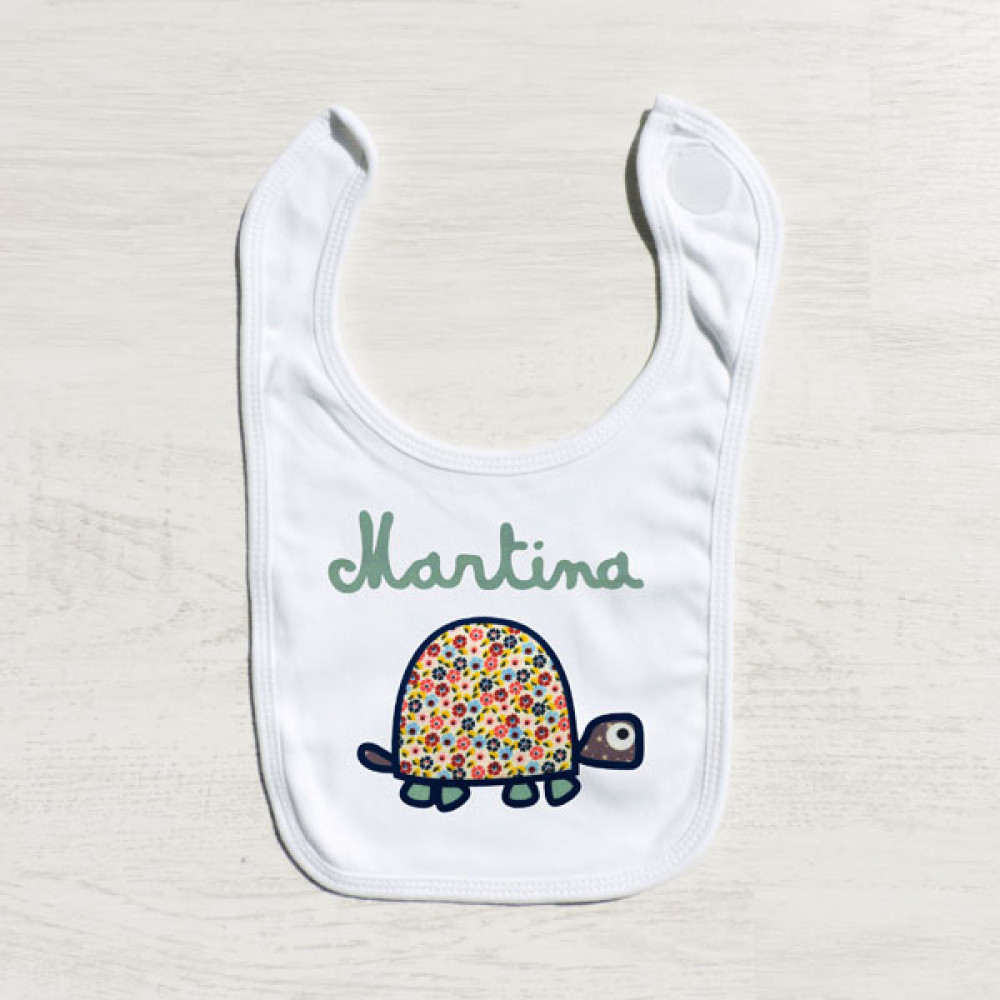 bib TURTLE with your name