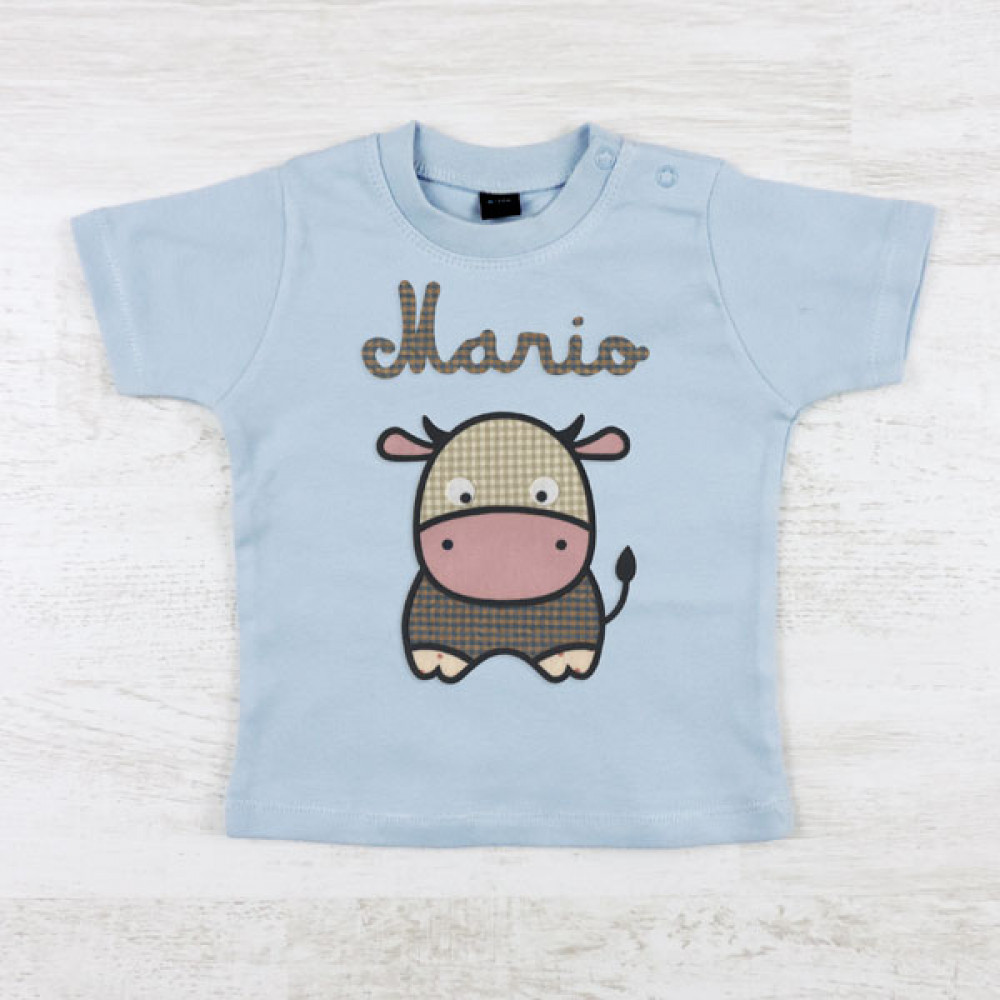 T-shirt short sleeve COW with your name
