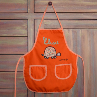 Apron TURTLE with your name