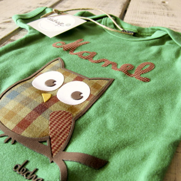 Body short sleeve OWL with your name