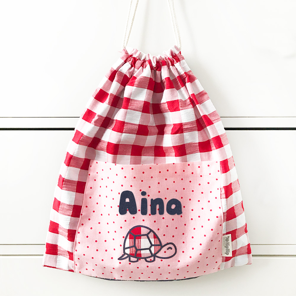 Hiphip bag LITTLE RED with your name