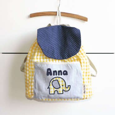 Hiphip BackPack Lemon Topos with your name