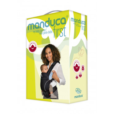Baby carrier Manduca PureCotton SKYBLUE with the name
