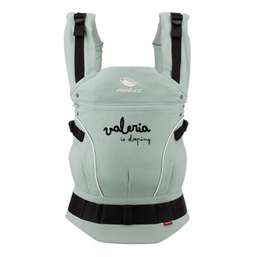 Baby carrier Manduca PureCotton MINT with the name