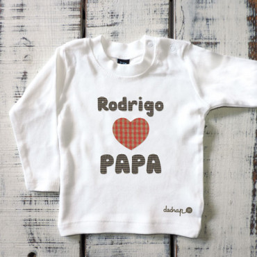Camiseta (nombre) love PAPA